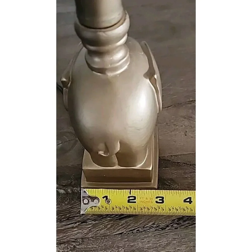 SMALL BUT MIGHTY Resin Gold Elephant (trunk Up) Lamp‎ (11